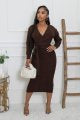 Brown Elegance Dress