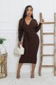 Brown Elegance Dress