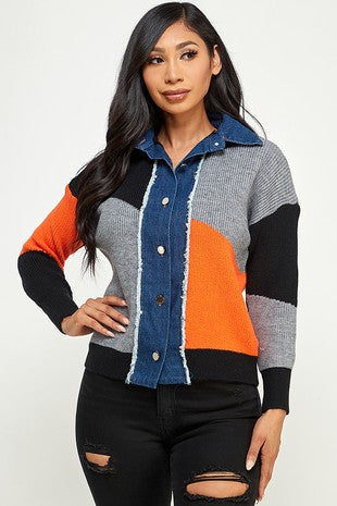 Colorblock Sweater